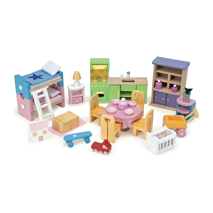 Кукольный домик с мебелью «Синяя птица» — Le Toy Van, арт. H138