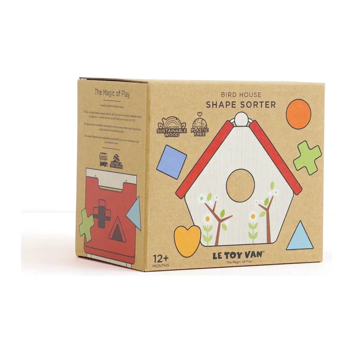Сортер деревянный Домик для птички — Le Toy Van, арт. PL085