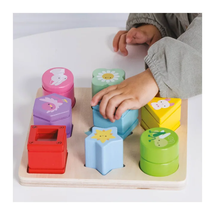 Сортер деревянный Сенсорные формы — Le Toy Van, арт. PL089