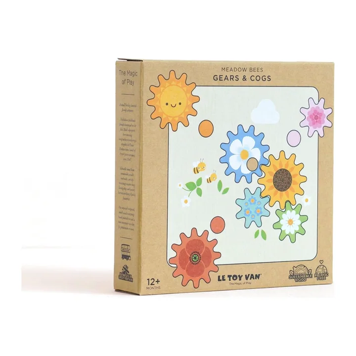 Деревянная развивающая игра Веселые шестеренки — Le Toy Van, арт. PL095