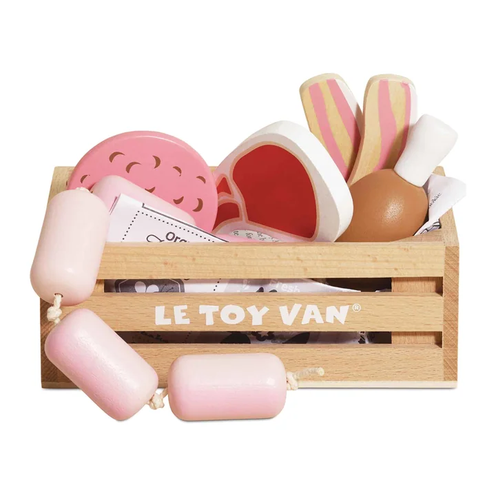 Игрушечная еда «Мясные деликатесы» в ящике — Le Toy Van, арт. TV189