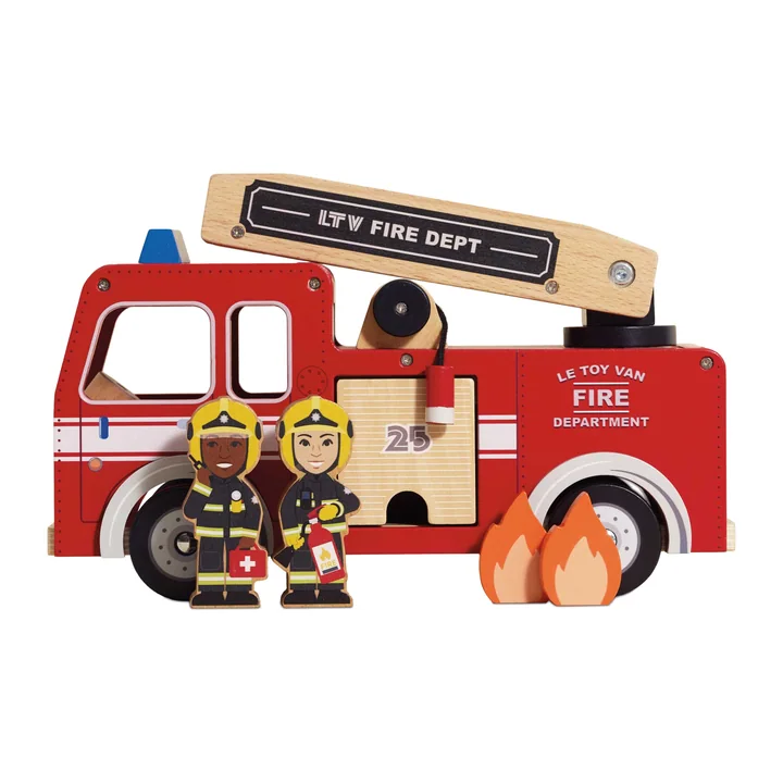 Игровой набор Пожарная машина с пожарным Le Toy Van — Le Toy Van, арт. TV427